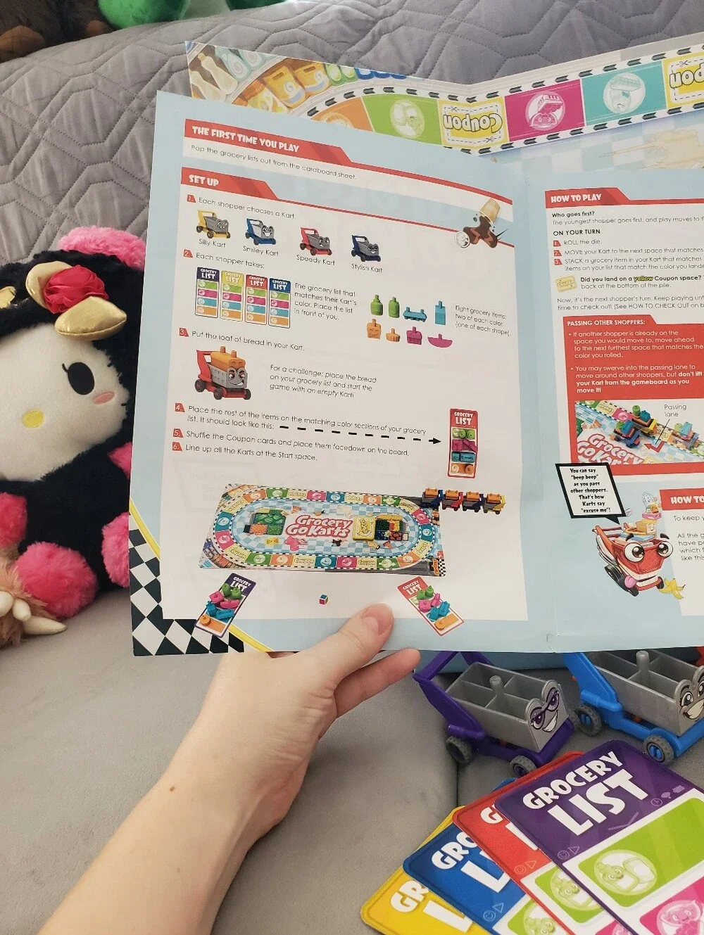 Hasbro Grocery Go Karts game